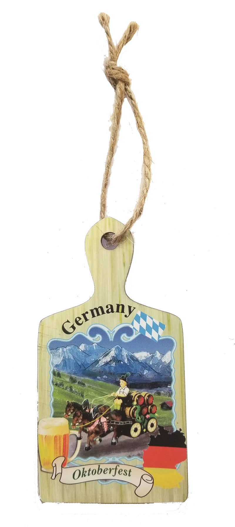 15504 - Wooden German Magnet