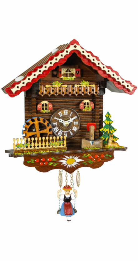 280SQ - Novelty Chalet with Turning Water Wheel