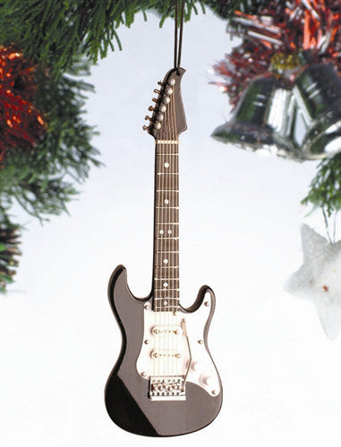 OGE12B - 5" Black Electric Guitar Ornament