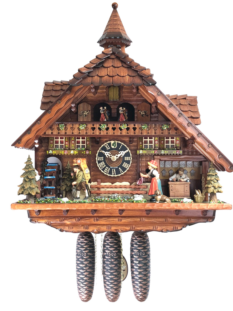 KU8206M - 8 Day Musical Cuckoo with Black Forest Clock Maker