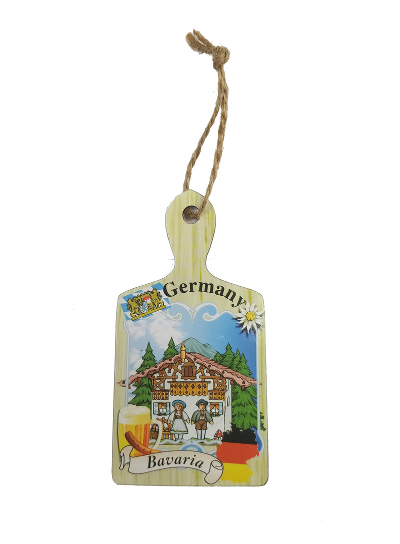 Wooden Germany/Bavaria Magnet