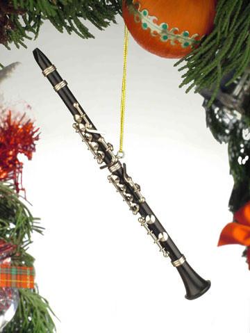 OBCL - 6.25" Black Clarinet Ornament