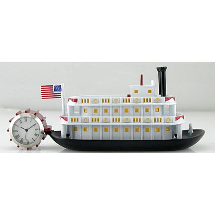 C1265M - Paddle Boat Miniature Clock