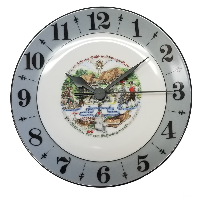 1-13 - Porcelain Plate Clock
