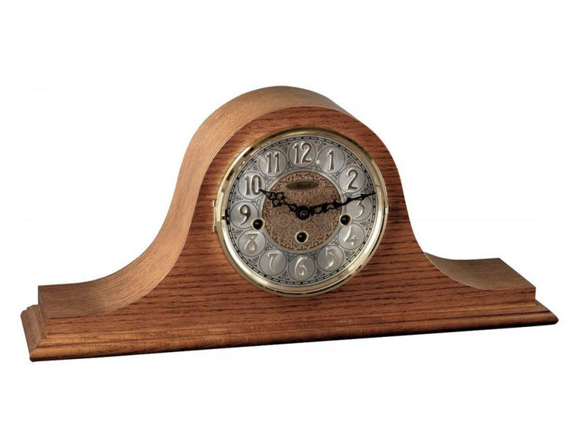 21134-Oak - Laurel Mantel Clock