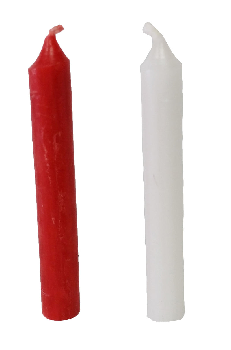 10W-4 Pack White 10mm Candles