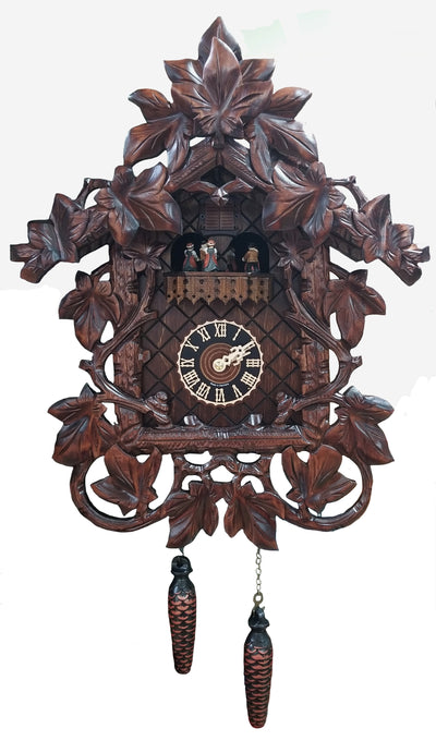 KU6905QM - Quartz Musical 10 Leaf Grapevine Cuckoo Clock